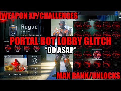 *NEW* PORTAL BOT LOBBY BF6! WEAPON XP/MAX RANK/UNLOCKS!
