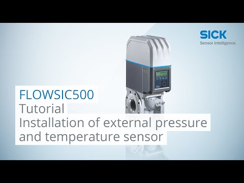 Tutorial: Installation of external pressure and temperature sensor of the FLOWSIC500 gas meter