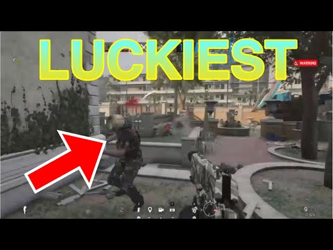 *LUCKIEST* 1 TAP EVER In Rainbow Six Siege HISTORY