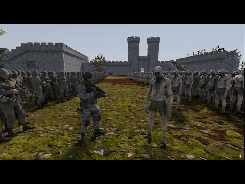 10,0000 Zombies Vs American soldiers,Modern soldiers | ULTIMATE EPIC BATTLE SIMULATOR 2 | UEBS 2