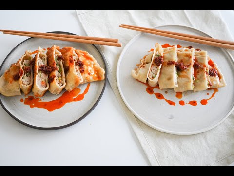 Giant Dumplings Two Ways - Fried And Steamed