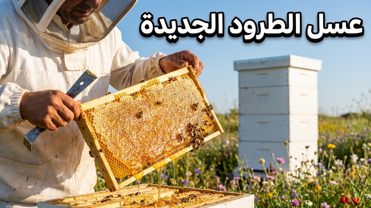 تحدي جمع العسل من طرود نحل جديدة انتاج 2026