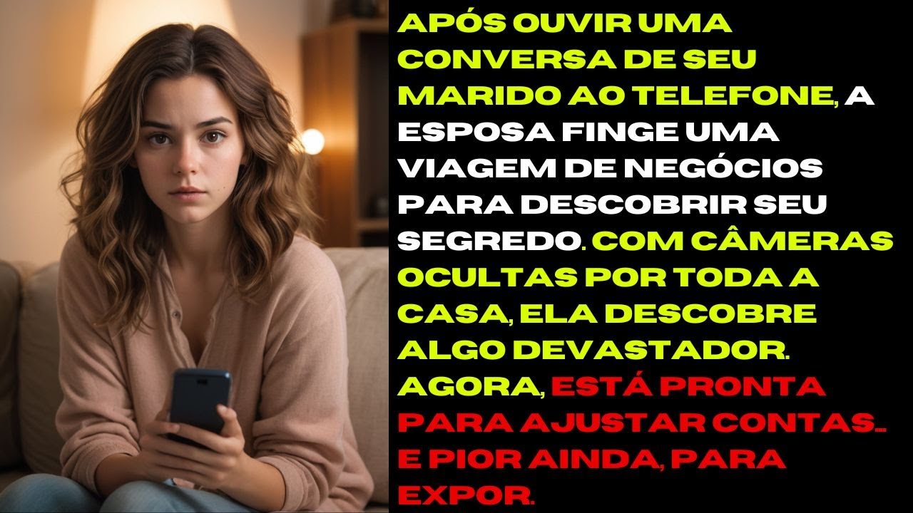 Depois de um desconfiança, ela coloca câmeras ocultas e descobre algo chocante sobre o marido...