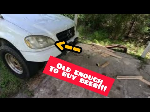 1999 Mercedes-Benz ML430 24 year old headlight restoration!