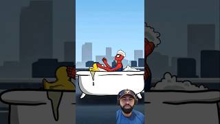 Homem aranha tomando banho 😂😂😂 #shorts #spiderman