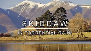 Skiddaw, Lake District in torrential rain!