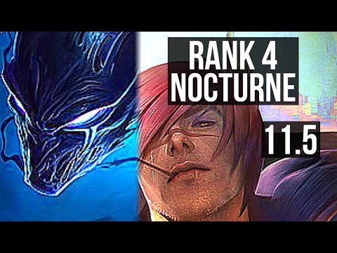 NOCTURNE vs SETT (MID) | Rank 4 Nocturne, 10/2/7, Godlike | KR Challenger | v11.5
