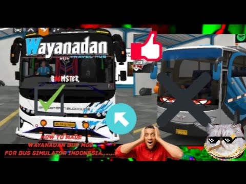 Wayanadan bus നമുക്ക് കിട്ടി guys#bus simulator Indonesia #viral video.........!
