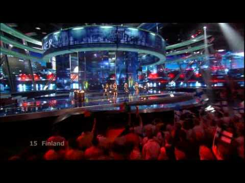 Eurovision 2009 Semi Final 1 15 Finland *Waldo's People* *Lose Control* 16:9 HQ