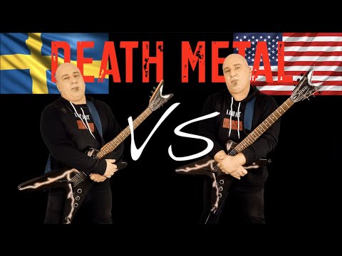 Sweden VS USA (Florida) Death Metal (Guitar Riffs Battle)