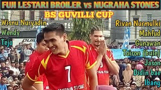Download lagu Rivan,Mahfud,Toiron (bule) vs Wisnu,Wendy,Teja | Set pertama NUGRAHA STONES vs FUJI LESTARI BROILER mp3