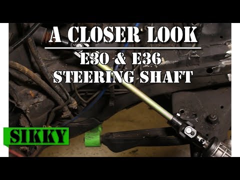 BMW E30 E36 Steering Shaft Assembly Upgrade