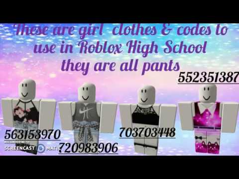 Roblox High School Girl Clothes Codes - codes for cheer clothes on roblox high school