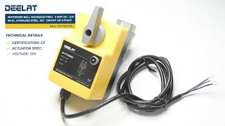 Motorised Ball Valve (Electric) - 2-Way DC-3/4