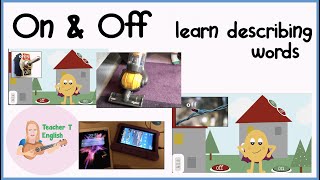 On & Off | Describing Words | Kids English | Positional Language gameplay video by annu.thomas, 6:01 duration