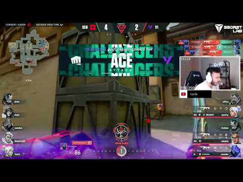 Tarik reaction on Zander godly ace against Sentinels