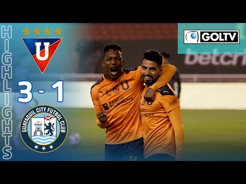 Resumen: LDU Quito 3 - Guayaquil City 1
