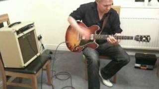 Ramon Goose with a 1961 Gibson ES335 & Two Rock Jet
