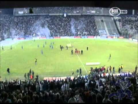 "[Recibimiento TV] Velez Vs Santos - Libertadores 2012 - Cuartos" Barra: La Pandilla de Liniers • Club: Vélez Sarsfield