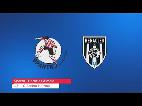 Zo klonk de 1-0 van Abdou Harroui bij Sparta-Heracles op Radio Rijnmond