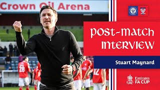 💬 Post-Match Interview | Stuart Maynard | Rochdale (A)
