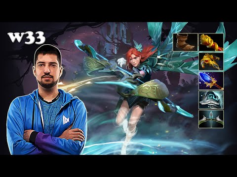 w33 - Windranger Midlane | Dota 2 7.30e Gameplay