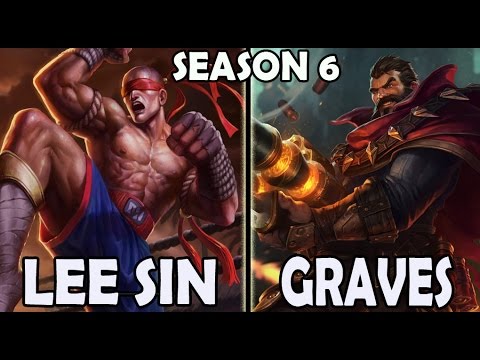 Best LEE SIN Korea vs Graves Jungle Ranked Challenger