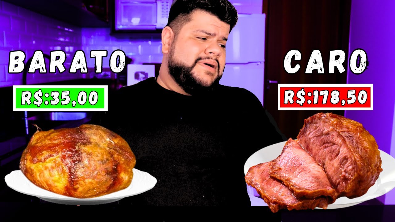 Comprei o Cupim Mais Caro e o Mais Barato do Aplicativo