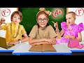 Kids Show That Knowledge At School Is Very Important