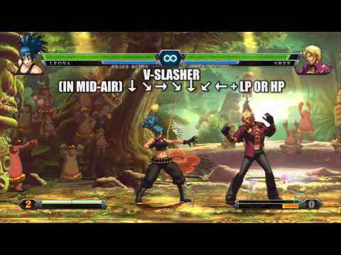 King of Fighters XIII  - Team Ikari Warriors - Leona trailer