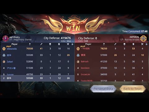 Guild War 22 January 2023 Session 15 ( Central ) - S1 sanctuary vs S7 IMPERIAL - Dynasty Legends 2