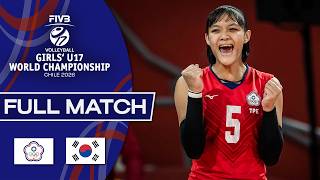 Chinese Taipei vs. Korea - Pool Play | Girls' U17 World Championship - 2026