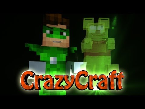 Minecraft | CrazyCraft 2.0 - OreSpawn Modded Survival Ep 107 - "GREEN LANTERN ORES!"