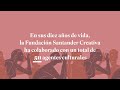 10 años de la Fundación Santander Creativa