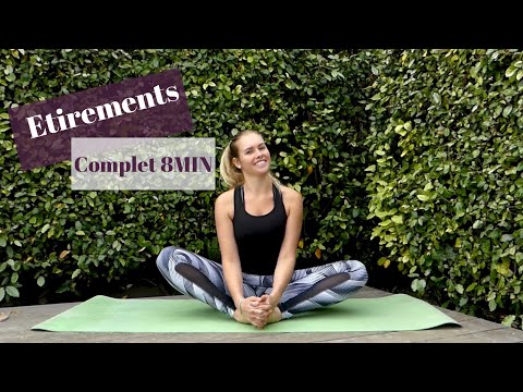 Full stretching session - relaxation after sport