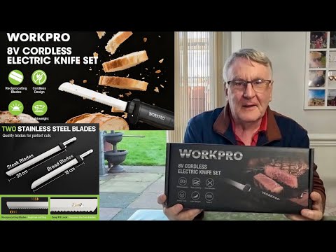 Workpro  Cordless Electric Knife Set