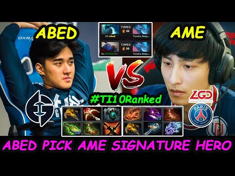 Abed PICK PSG.LGD.Ame Signature Hero - A-GOD Morphling EPIC BATTLE TI10 Ranked Dota 2 pro Gameplay