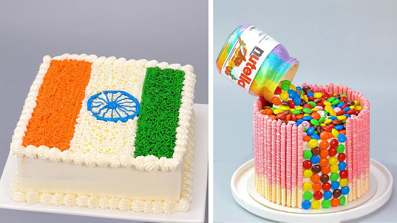 Indian Flag Cake Decoration | Top 10 Amazing Chocolate Cake Decorating Tutorials