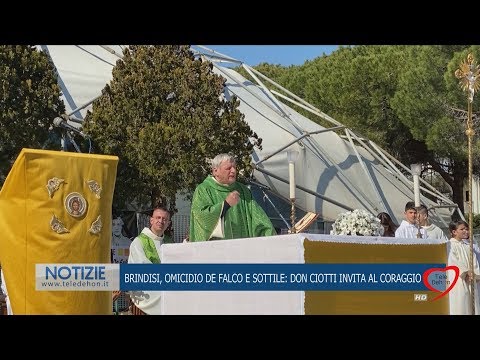 BRINDISI, OMICIDIO DE FALCO E SOTTILE: DON CIOTTI INVITA AL CORAGGIO