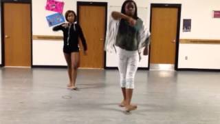 Me and Symphonie dancing and acting crazy !