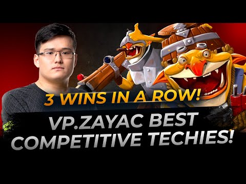 Zayac the Best Competitive Techies - Dota 2 Replay Full Gameplay