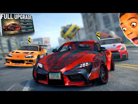 Full Upgraded Supra Mk5!😱 | How to Unlock!🤯 | Extreme Car Driving Simulator! 🔥