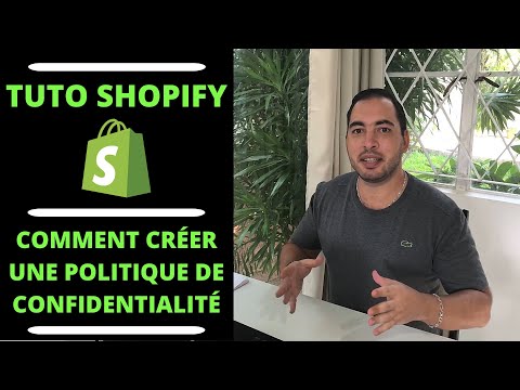 , title : 'Comment créer une politique de confidentialité sur Shopify'