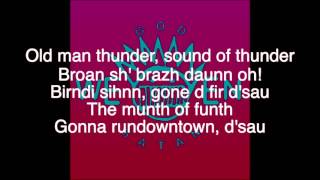 Ween - "Old Man Thunder" - with lyrics.
