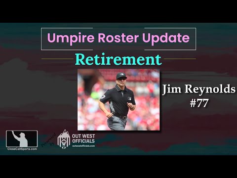 Crew Chief Jim Reynolds Retires from MLB After 24-Year Major League Umpire Career