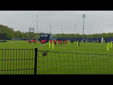RB Leipzig Training: Neuroathletik Übung - Jonglieren und Dribbling