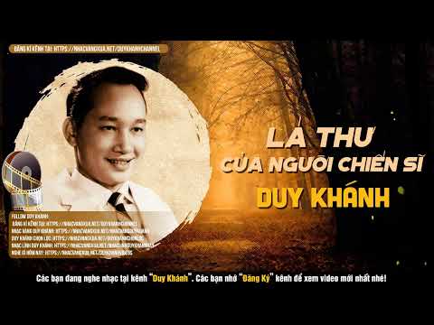 Lá thư người chiến sĩ Sheet - Duy Khánh