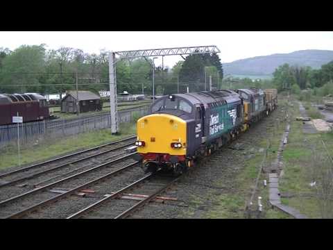 DRS 37069+37606. 6K73 Flasks. Carnforth. 10/05/16