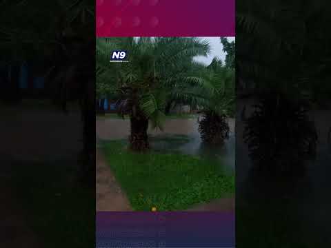 Margarita Belén bajo el agua: calles anegadas tras las intensas lluvias