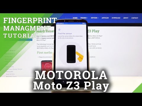 How to Add Fingerprint in MOTOROLA Moto Z3 Play – Set Fingerprint Unlock